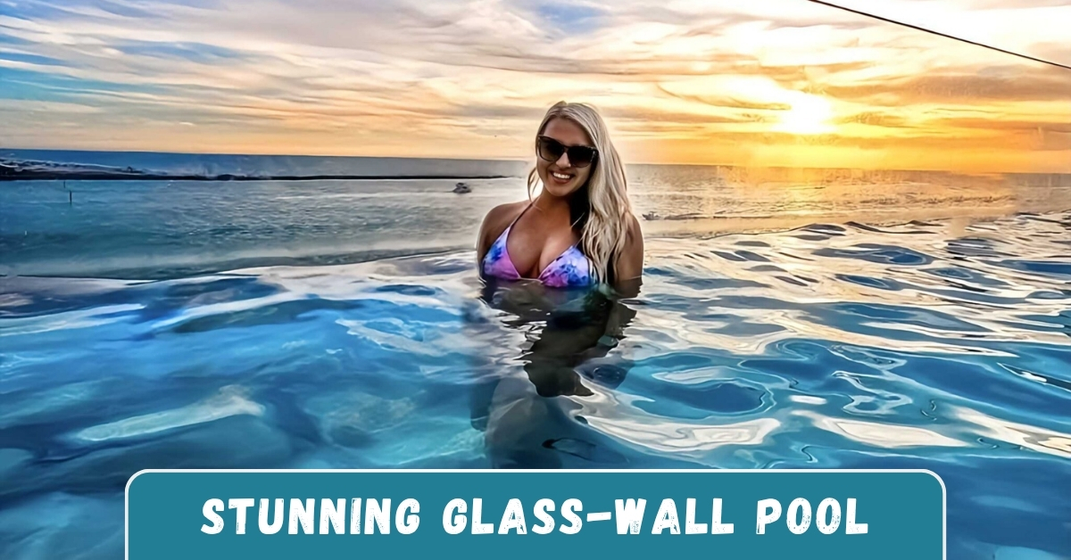 Stunning Glass-Wall Pool