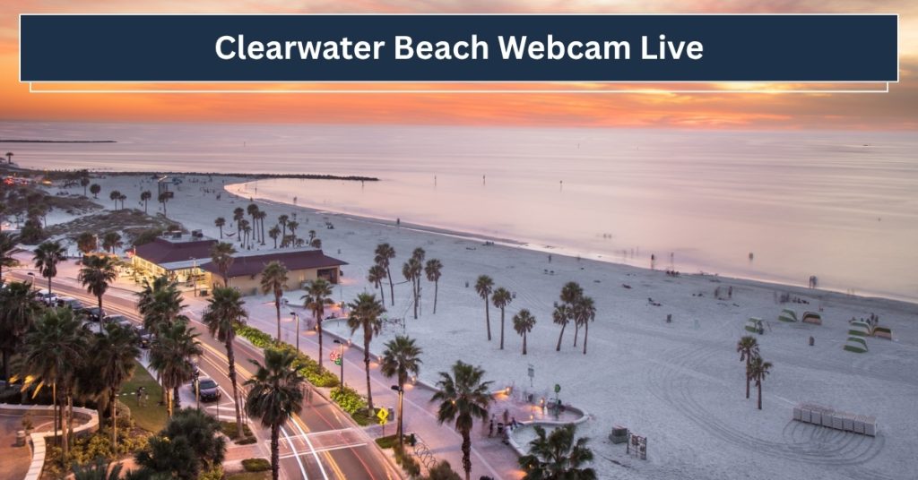 Clearwater Beach live webcam showing Edge Hotel infinity pool and Gulf views